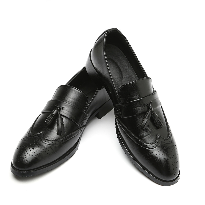 Formal Wear Women'S Loafers - Mocassins classiques en cuir à pampilles