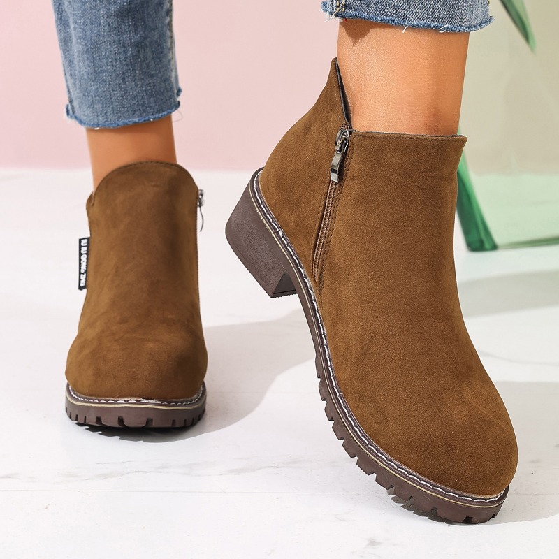 Women Formal Wear Sale - Femmes automne hiver bottines côté fermeture