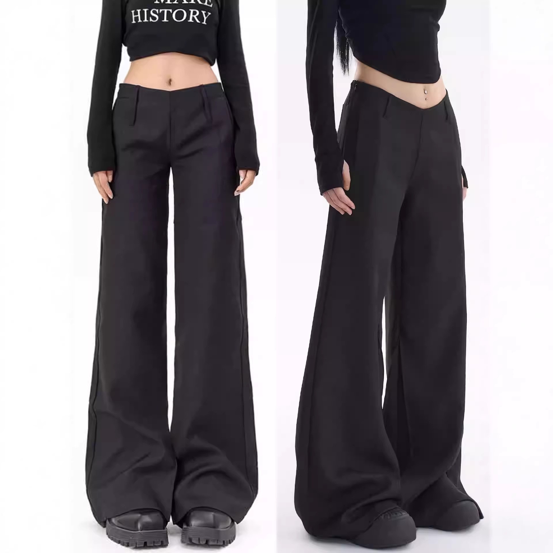 Pantalon tailleur femme taille - Tailored Trouser Wide avis et prix