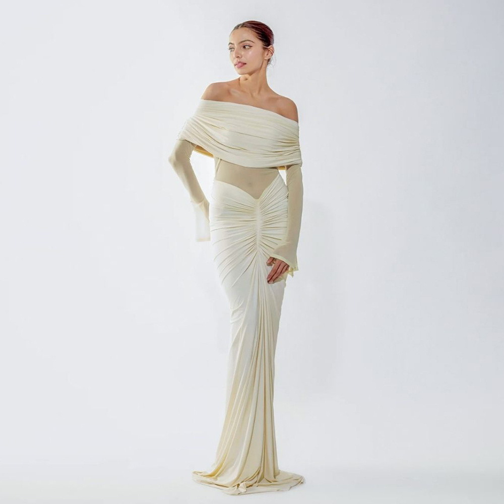 Robe de bal Beige pour femmes, - Women'S Formal Wear For Wedding Guest avis et prix