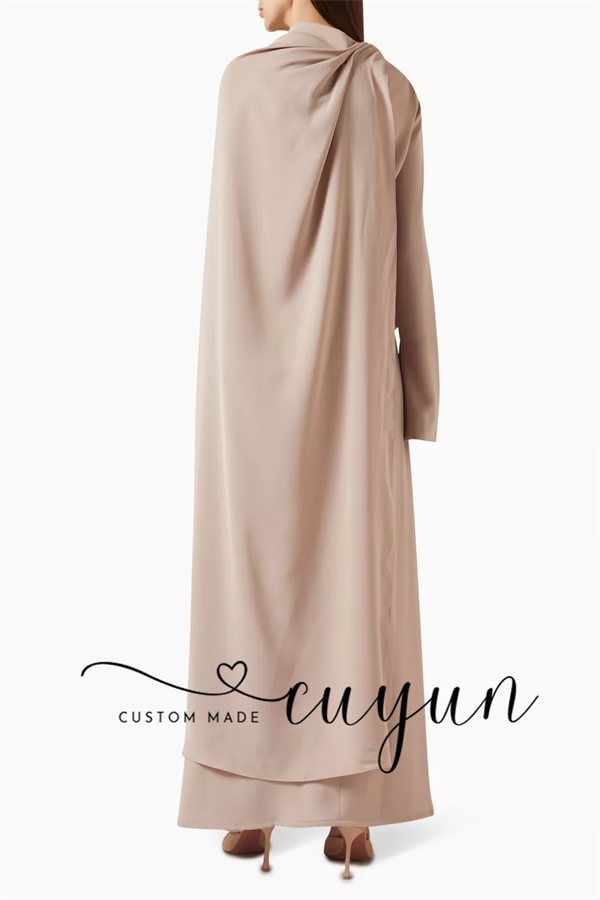 CUYUN personnalisé kaki modest - Women'S Formal Wear For Wedding Guest avis et prix