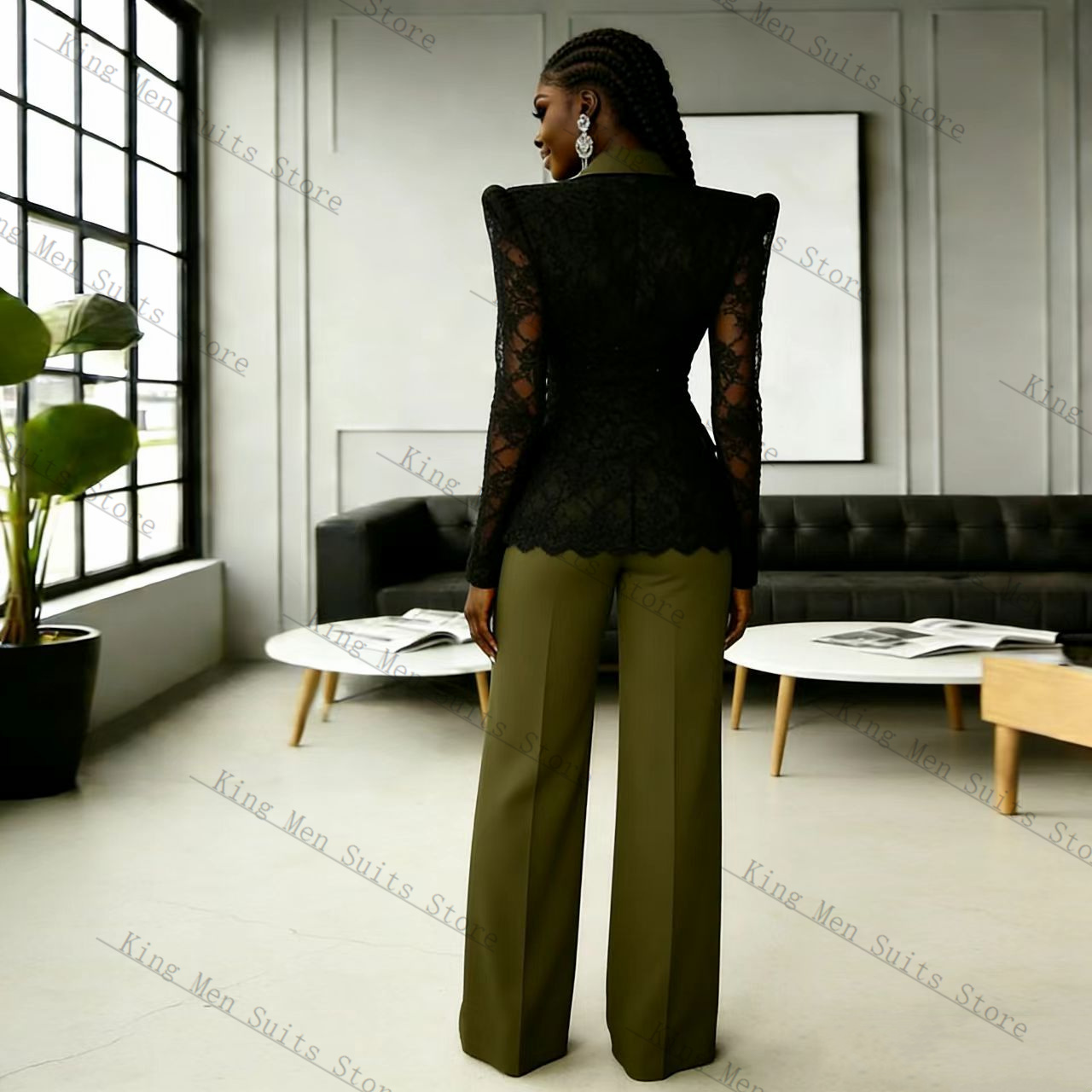 Ensemble tailleur femme vert e - Women'S Formal Wear For Wedding Guest avis et prix