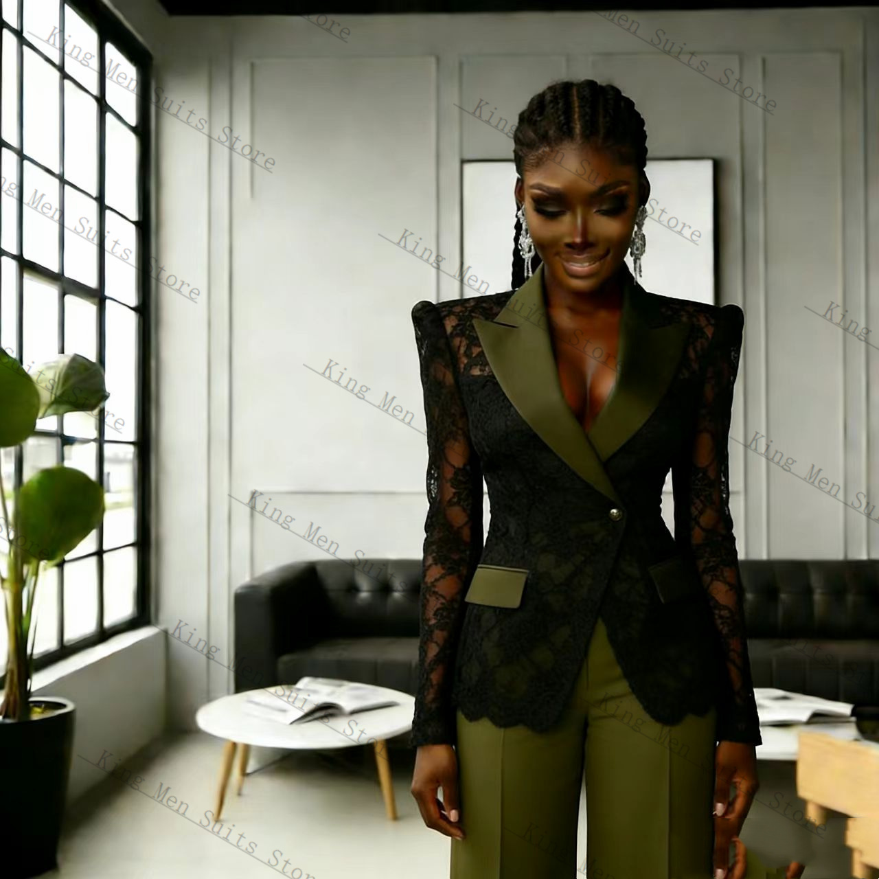 Ensemble tailleur femme vert e - Women'S Formal Wear For Wedding Guest avis et prix