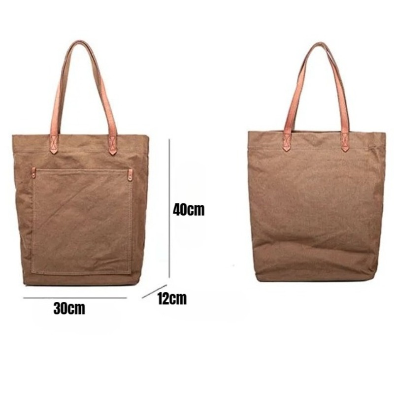 Sac fourre-tout en toile et cu - Structured Handbag Work avis et prix