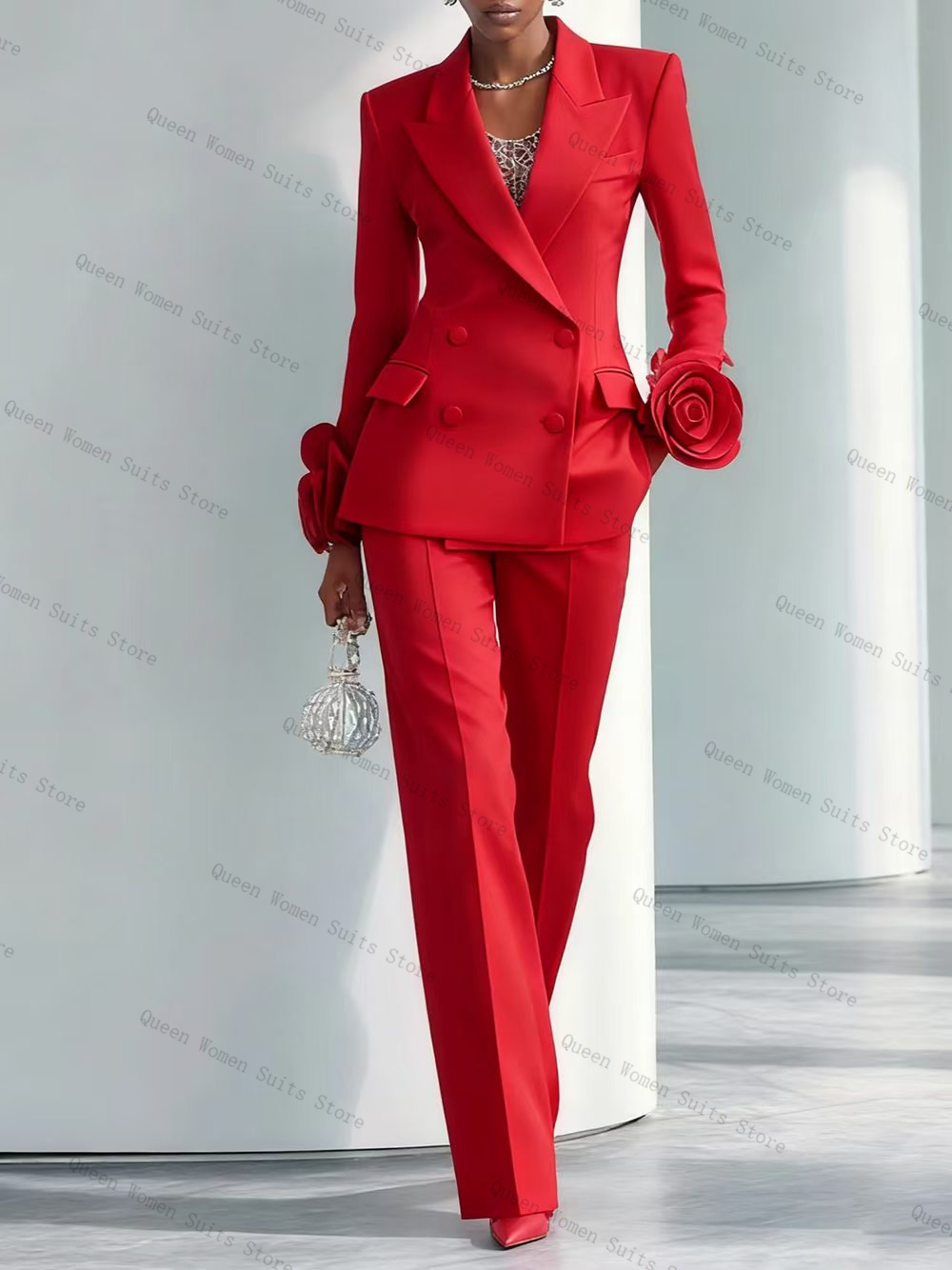 Ensemble de costume de luxe ro - Women'S Formal Wear For Wedding Guest avis et prix