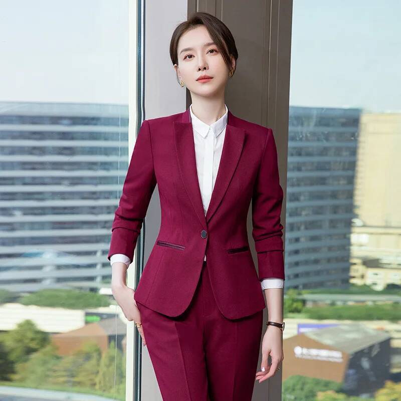 Dames bureau vêtements de trav - Women'S Formal Wear Pantsuits avis et prix