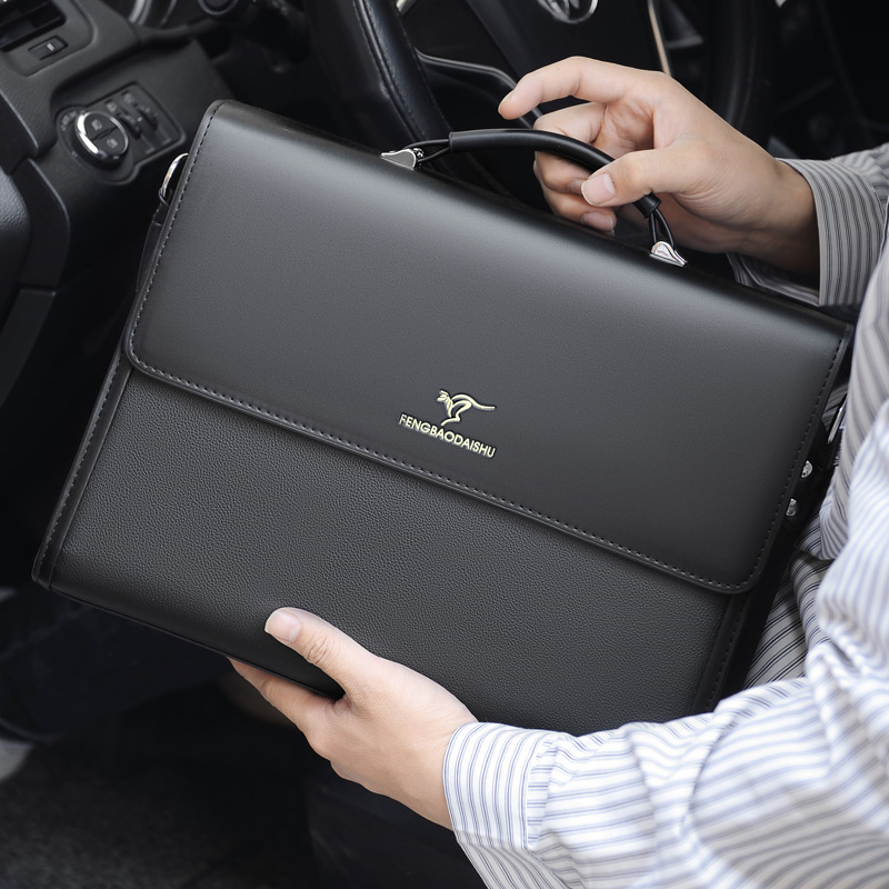 Porte-documents de luxe en cui - Structured Handbag Work avis et prix