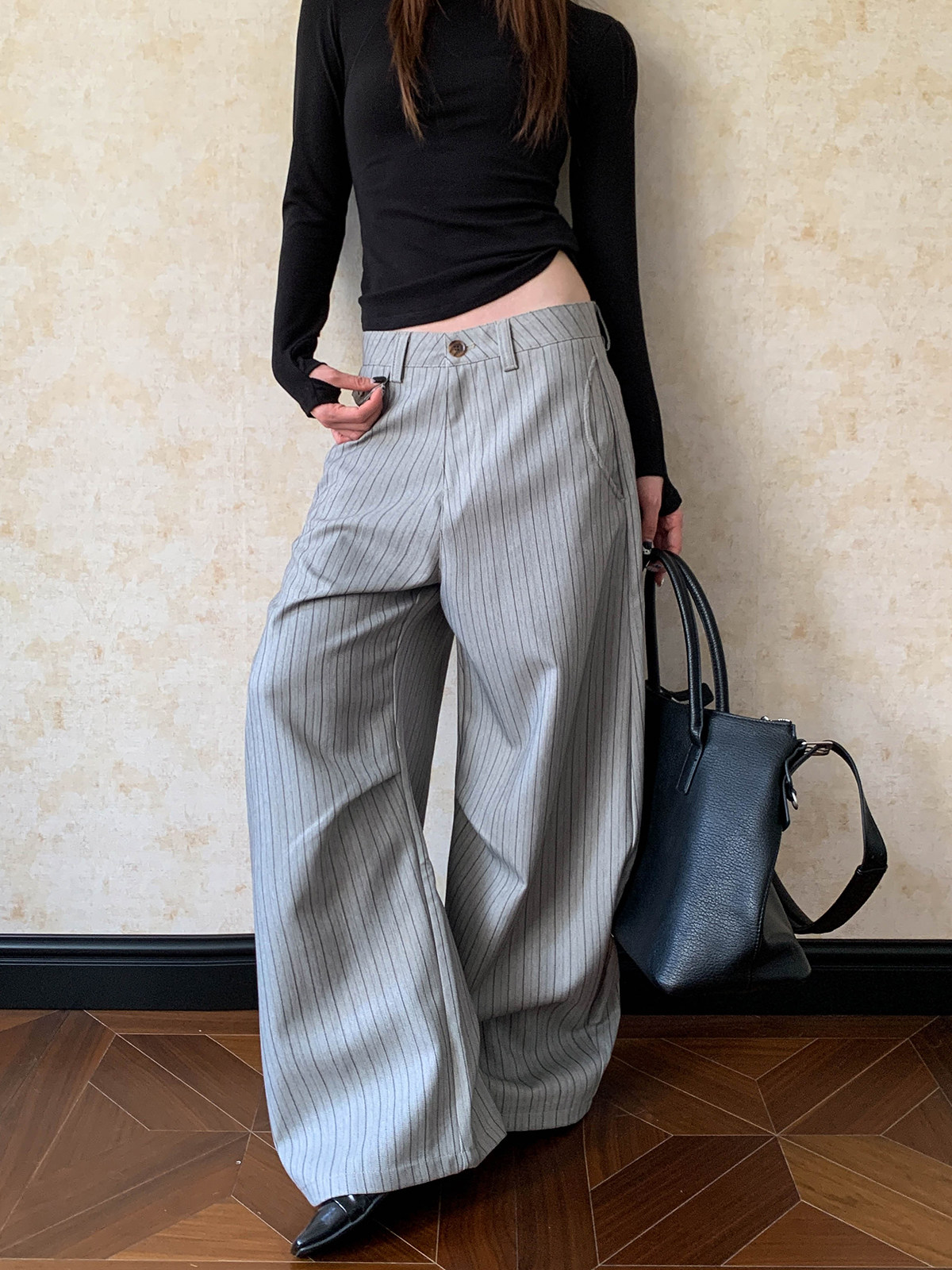 Pantalon décontracté à jambe l - Tailored Trouser Wide avis et prix