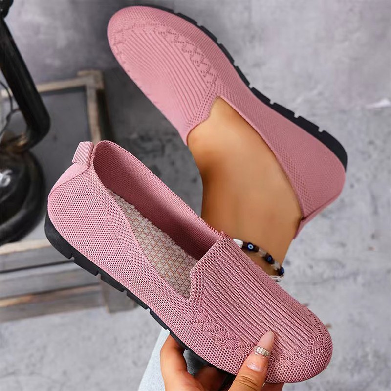 Mocassins en tricot pour femme - Formal Wear Women'S Loafers avis et prix