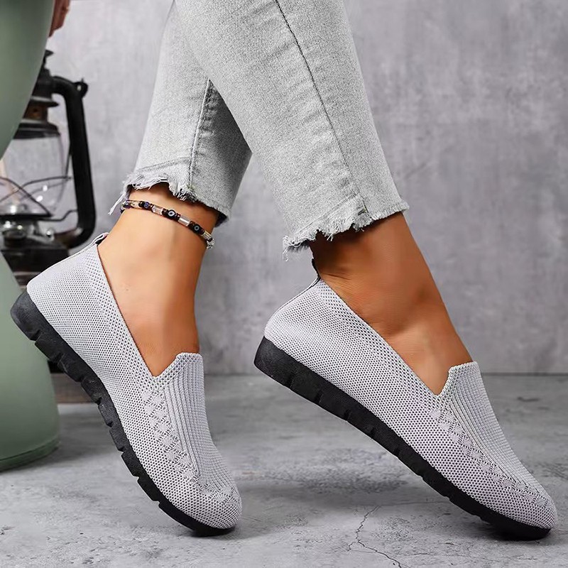 Mocassins en tricot pour femme - Formal Wear Women'S Loafers avis et prix