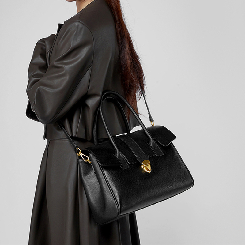 BURMINSA Sacs à main en cuir v - Structured Handbag Work avis et prix