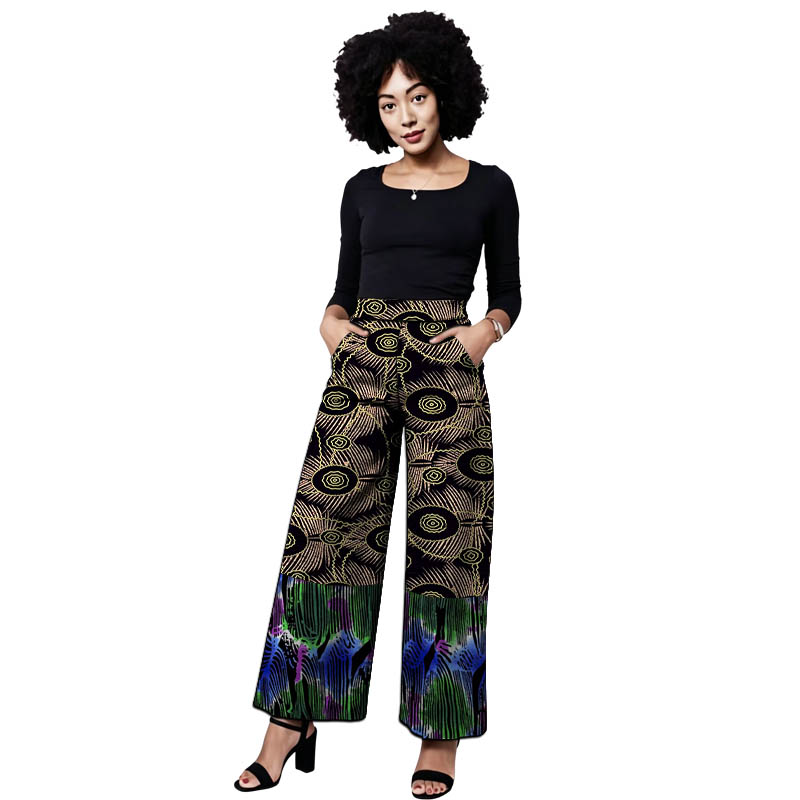 Tenue Ankara pour femmes, pant - Tailored Trouser Wide avis et prix
